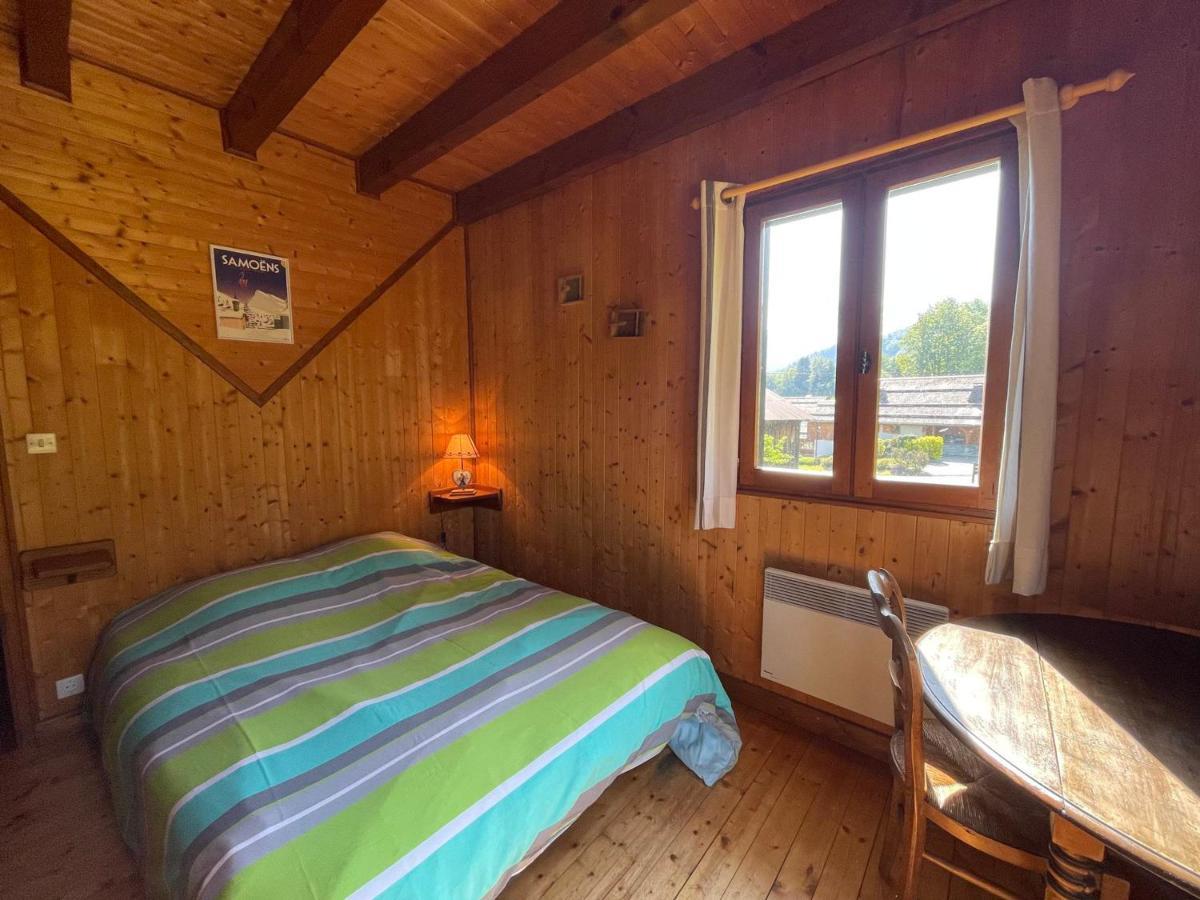 הוילה Chalet Cosy Avec Cheminee Et Grand Jardin, Proche Du Telecabine De Vercland A Samoens - Fr-1-624-134 מראה חיצוני תמונה