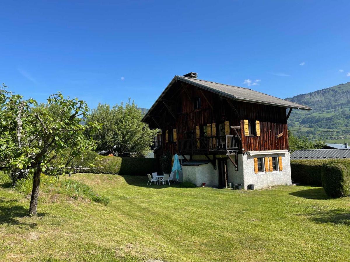 הוילה Chalet Cosy Avec Cheminee Et Grand Jardin, Proche Du Telecabine De Vercland A Samoens - Fr-1-624-134 מראה חיצוני תמונה